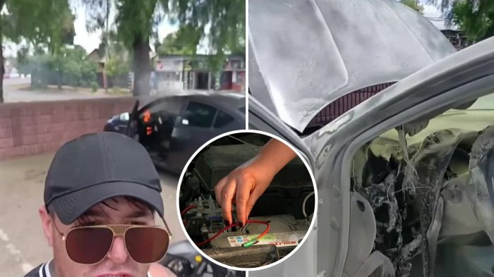 Auto de Junior Playboy se incendió: ¿Cuáles son los riesgos de modificar vehículos sin la debida expertiz?