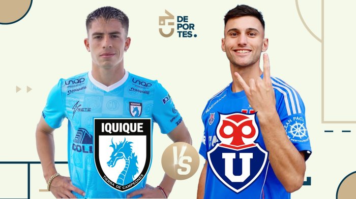 Iquique vs U. de Chile: Dónde ver EN VIVO y ONLINE partido por la Liga de Primera