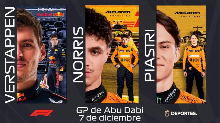 Gran Premio de Abu Dabi: Dónde y cuándo ver EN VIVO la espectacular definición del Mundial de Fórmula 1