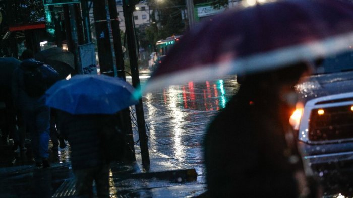 Emiten aviso por PRECIPITACINES en cuatro regiones del país para este sábado 6 de diciembre