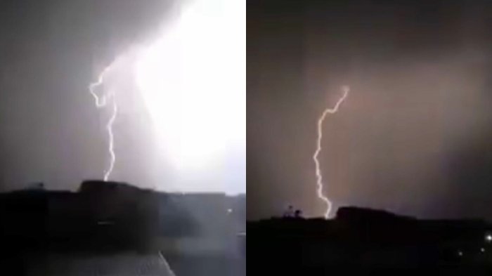 VIDEO | Captan fuerte tormenta eléctrica: Revisa las regiones donde habrá este martes