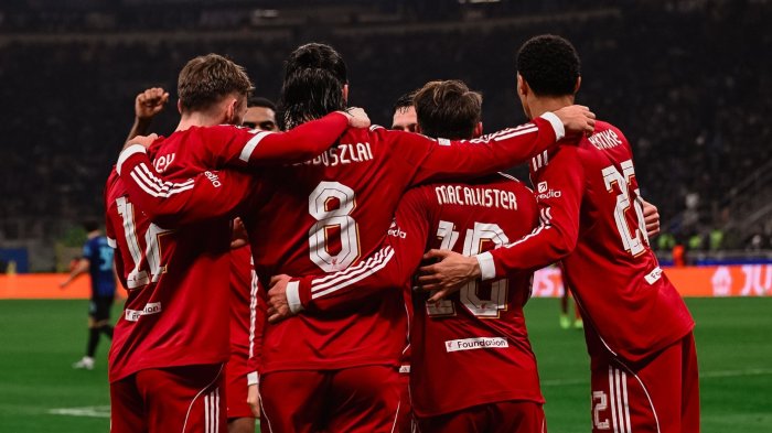 Champions League | Liverpool se recuperó con un triunfazo ante el Inter en el Giuseppe Meazza