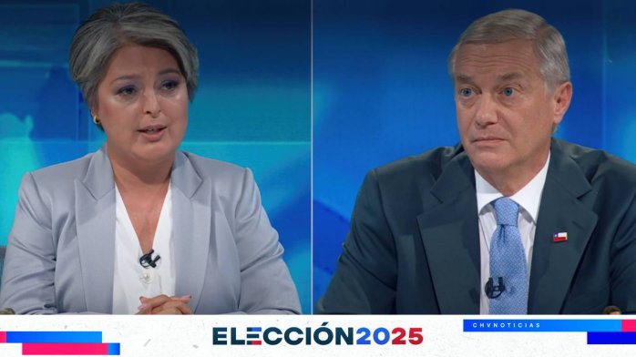 Debate Presidencial 2025 | “Tranquilízate un poquito”: El momento en que Jeannette Jara le pidió respeto a José Antonio Kast