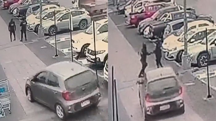 VIDEO | Impacto en Puerto Montt por atropello a dos guardias en estacionamiento de supermercado