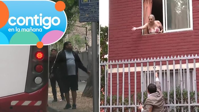 “¡No estacionen acá!”: Vecina increpó EN VIVO a buses argentinos por dejar basura tras compras en Meiggs