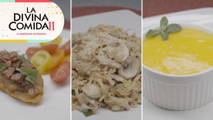 Francesca Cigna sorprendió con exóticas preparaciones en La Divina Comida: Revisa aquí sus recetas