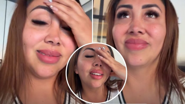 “Tengo un problema con el alcohol”: Naya Fácil quedó en shock tras ver grabación de su cumpleaños