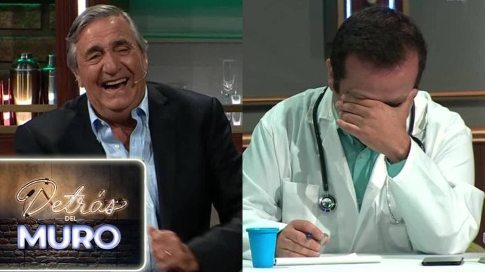 ¡No pudieron ocultarlo! Kike Morandé y Toto Acuña explotaron de la risa EN VIVO en Detrás Del Muro