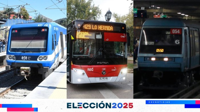 ¿Aún no votas? Revisa cómo está funcionando el Metro, Red Movilidad y EFE en las Elecciones 2025