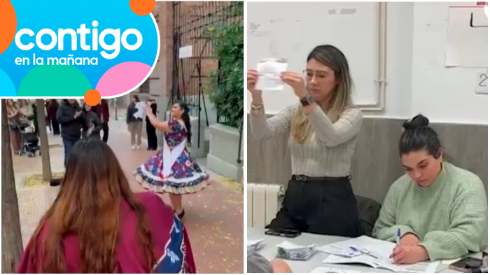 Con pie de cueca incluido: Así se vivió la votación de chilenos en España