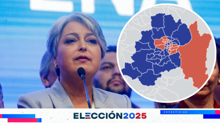 Solo 21 de 52: Las comunas de la región Metropolitana en las que ganó Jeannette Jara