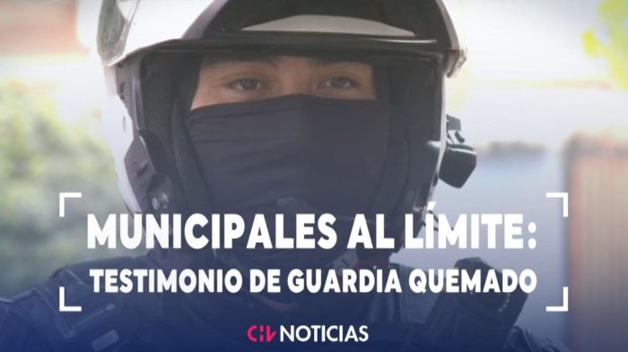 “Me ardía el cuerpo”: Habla por primera vez inspector municipal quemado con aceite en Estación Central