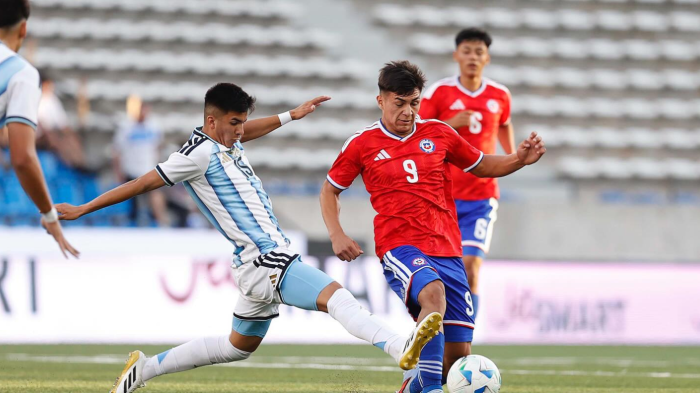 La Roja fue goleada por Argentina en su debut por la Copa UC Sub 17