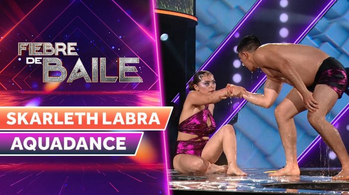 Con el gran éxito de Miley Cyrus: Revive acá la APLAUDIDA performance de Skar Labra en el aquadance