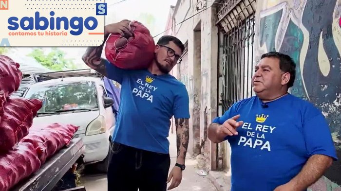 Marco San Martín es el carismático rey de la papa | Los Reyes Guachacas | Sabingo