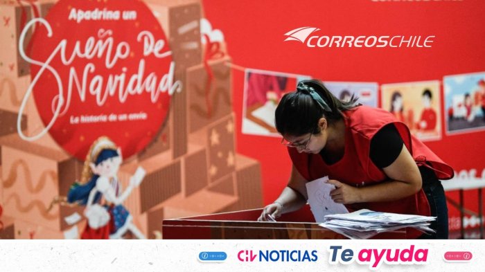 Quedan pocos días: Así puedes apadrinar una carta en la campaña de Navidad de Correos Chile