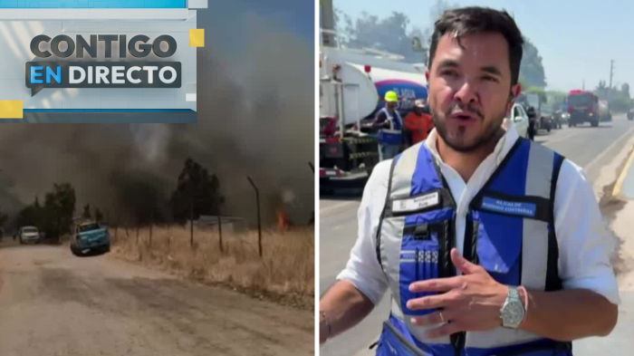 Incendio con peligro de propagación azotó zona urbana de Paine: Reportaron dos focos activos en la comuna