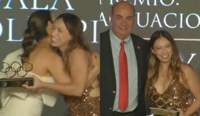 “Estamos en familia”: El cariñoso saludo de Mary Dee Vargas a Fran Crovetto en Gala del Team Chile