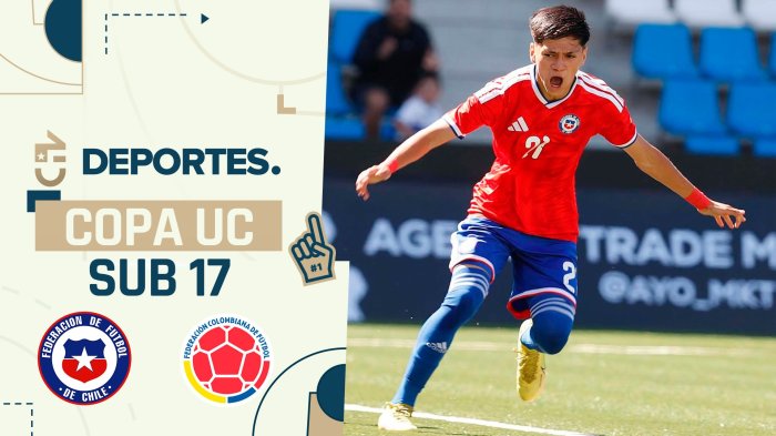 Chile vs Colombia: Dónde ver EN VIVO y ONLINE partido por Copa UC Sub 17