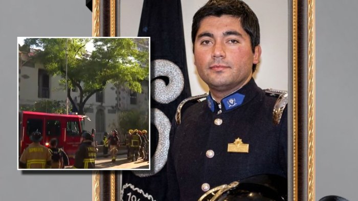 Casado, padre de familia y ahora mártir: Lo que se sabe de bombero fallecido en Santiago