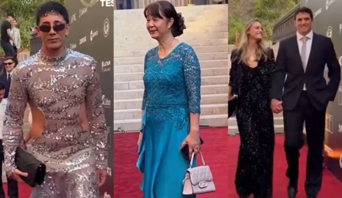 Había que ponerle estilo: Así fue la alfombra roja de la Gala Olímpica del Team Chile