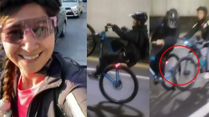 “Mi mamá no pasará con nosotros la Navidad”: Imprudencia de ciclista deja a mujer gravemente herida