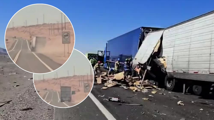 Se quedó dormido al volante: Impacto por video que grabó fatal accidente en la Ruta 5 Norte