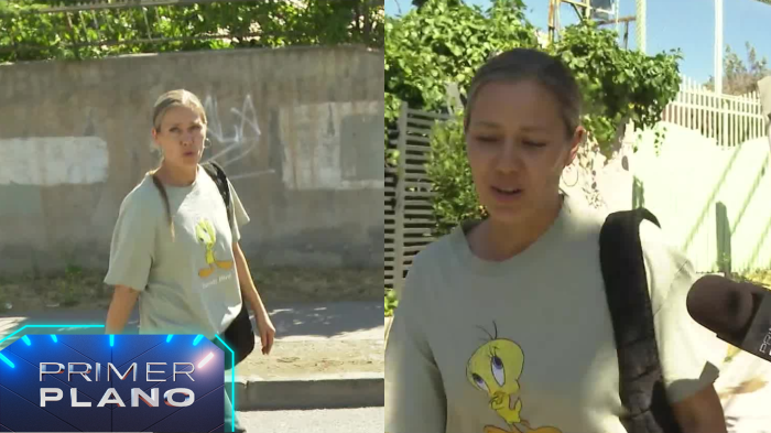 VIDEO | La reacción de Ludmila Ksenofontova ante preguntas de Primer Plano sobre Álvaro Ballero