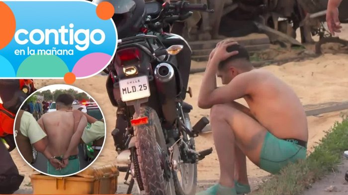 ¿Intentó escapar? La razón detrás del errático comportamiento del conductor detenido en ropa interior