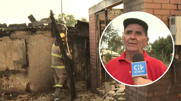 “No alcanzamos a sacar casi nada”: El crudo testimonio de familia damnificada por incendio forestal