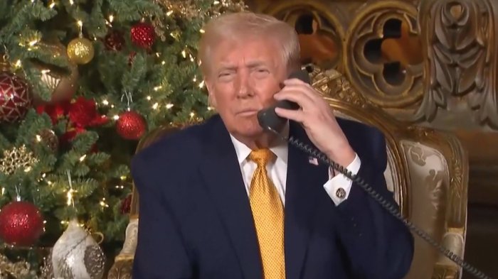 “Feliz Navidad, incluida a la escoria de la izquierda radical”: El polémico mensaje de Donald Trump