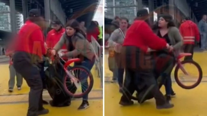 ¿Qué dice la normativa? Polémica por guardia que no dejó que madre subiera con bicicleta a Biotren