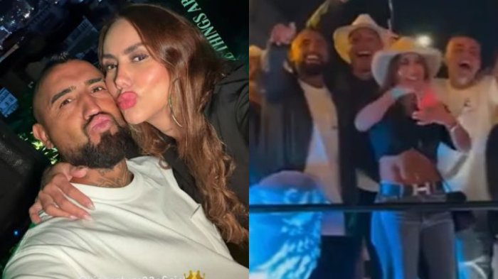 Disfrutando del Salsódromo: Arturo Vidal pasa sus vacaciones con Sonia Isaza en Colombia