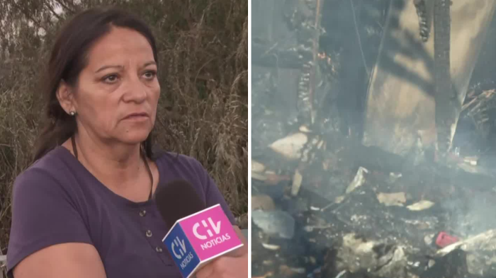 “Nos estábamos quemando vivos”: El impactante testimonio de damnificada por incendio en Pudahuel