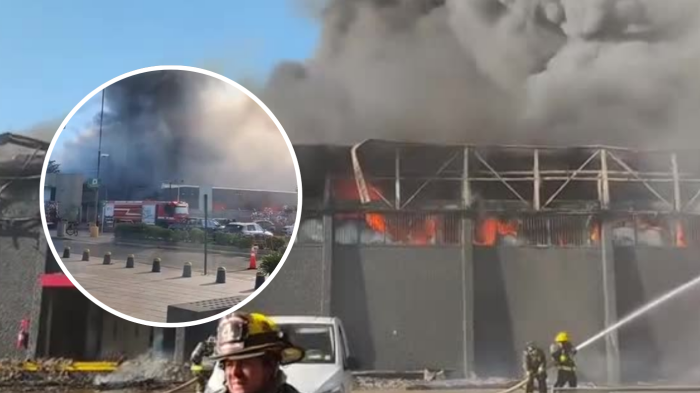 Emergencia en Santiago: Reportan incendio en bodegas cercanas a Mall Plaza Norte
