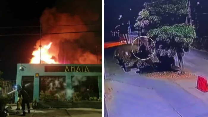 VIDEO | Restaurant de Maipú quedó en cenizas tras ataque con molotov: Acusan fuego intencional