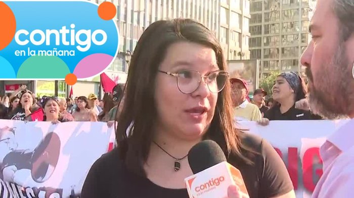 “Que el Minvu haga su pega”: Dirigenta explicó razones de manifestación habitacional en la Alameda