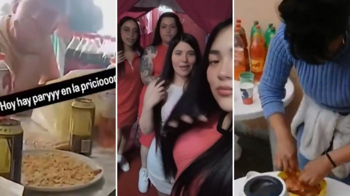Asados, cervezas y contenidos para adultos: Los otros videos grabados en cárceles de Chile