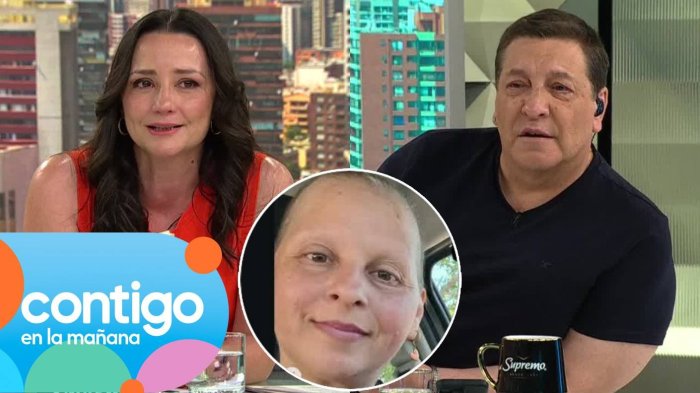 “Es imposible no conmoverse”: Andrea y JC emocionados tras alcanzar meta de mujer que lucha contra agresivo cáncer