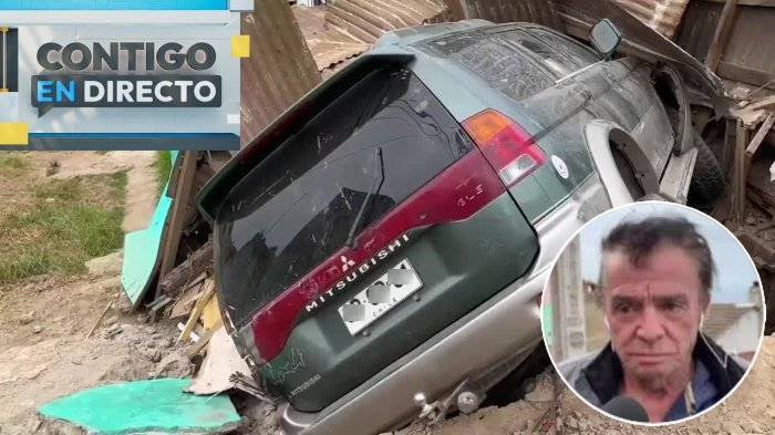 Dueño se salvó de milagro luego que auto se incrustara en su casa en Año Nuevo en Valparaíso: “No es primera vez”