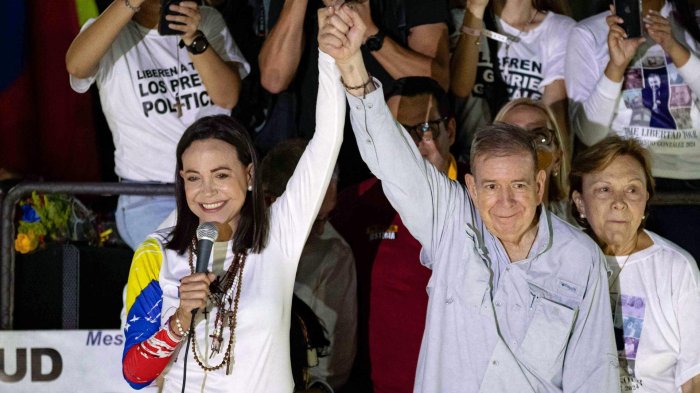 María Corina Machado tras bombardeo y captura de Nicolás Maduro: 