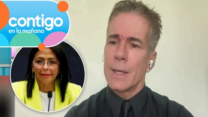 “Fue mi pareja”: Actor Fernando Carrillo salió en defensa de la vicepresidenta venezolana Delcy Rodríguez