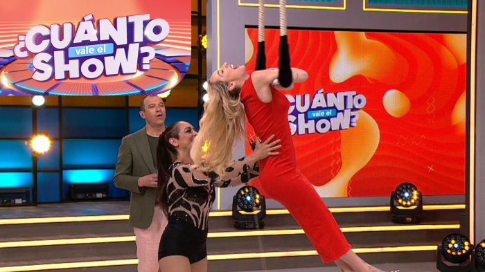 ¡Toda una trapecista! Fran Maira puso a prueba sus habilidades con una impactante demostración