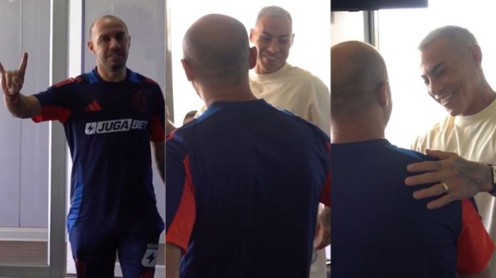 “Estás viejo”: El emotivo reencuentro de Marcelo Díaz con Eduardo Vargas tras sellar regreso a la U