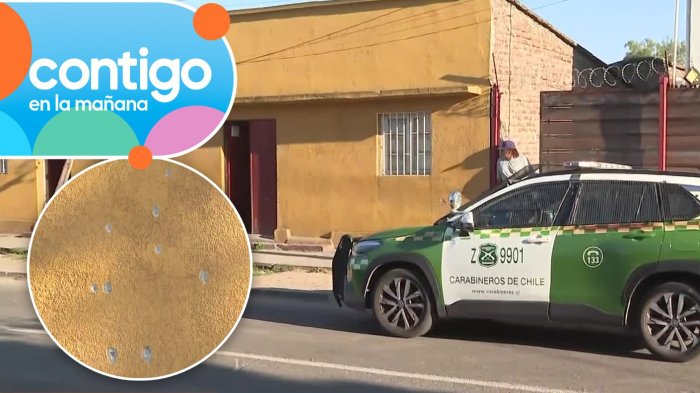Violento ataque en Pudahuel: Casa fue baleada más de 30 veces y tiradores se dieron a la fuga