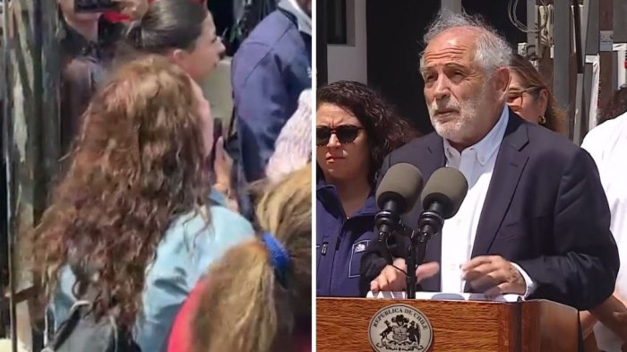 “¡Hasta cuándo, ministro!”: Damnificados por megaincendio encaran a Carlos Montes en Viña del Mar