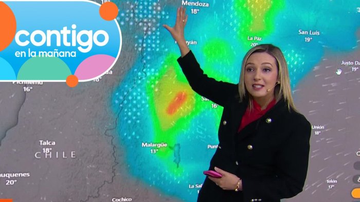 ¿A qué hora caerá la lluvia? Allison Göhler entregó detalles del tiempo para este jueves en Contigo en la Mañana