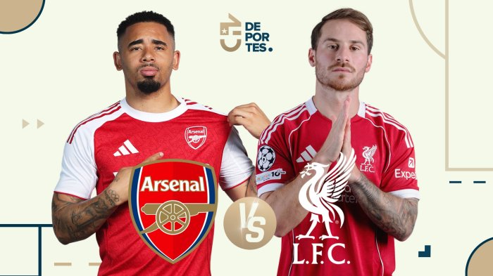 Arsenal vs Liverpool: Dónde ver EN VIVO y ONLINE partido clave por la Premier League