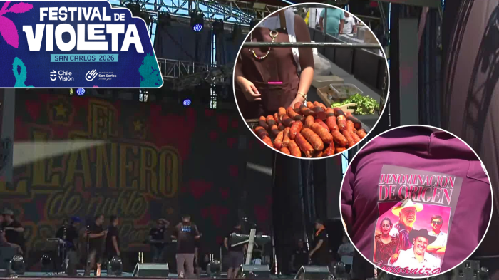 ¡Todo listo para hoy! Así está el ambiente de San Carlos en la previa del Festival de Violeta 2026