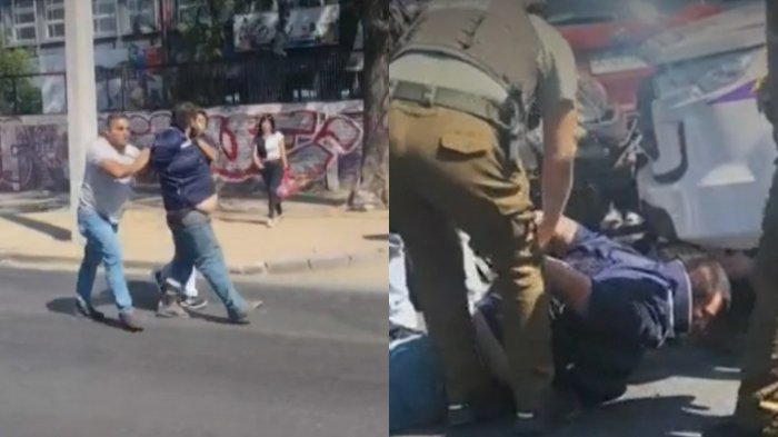 Taxista atropella a carabinero e intentarse darse a la fuga durante fiscalización en Estación Central